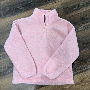 LOFT Soft Pink Sherpa Jacket